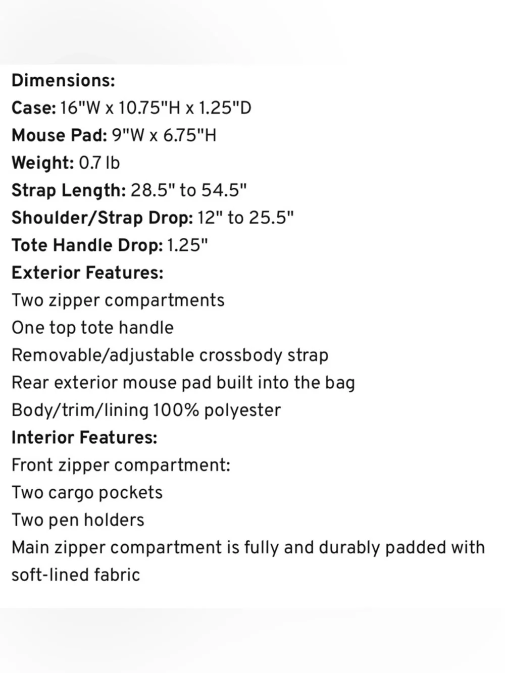 Lug Delta 17” Laptop Case - Love Waves Aqua NWT
